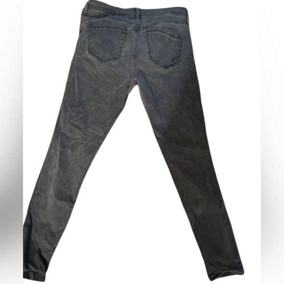 Express Womens Size 8 Regular Skinny Mid Rise Grey Denim Jeans Leggings - Picture 8 of 13
